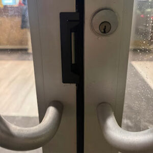 Sliding patio door lock service by Defense Locksmith Buffalo NY