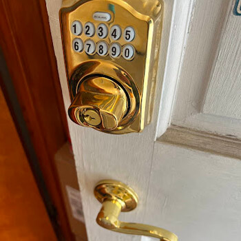 Storage unit combination lock service by Defense Locksmith in Buffalo NY