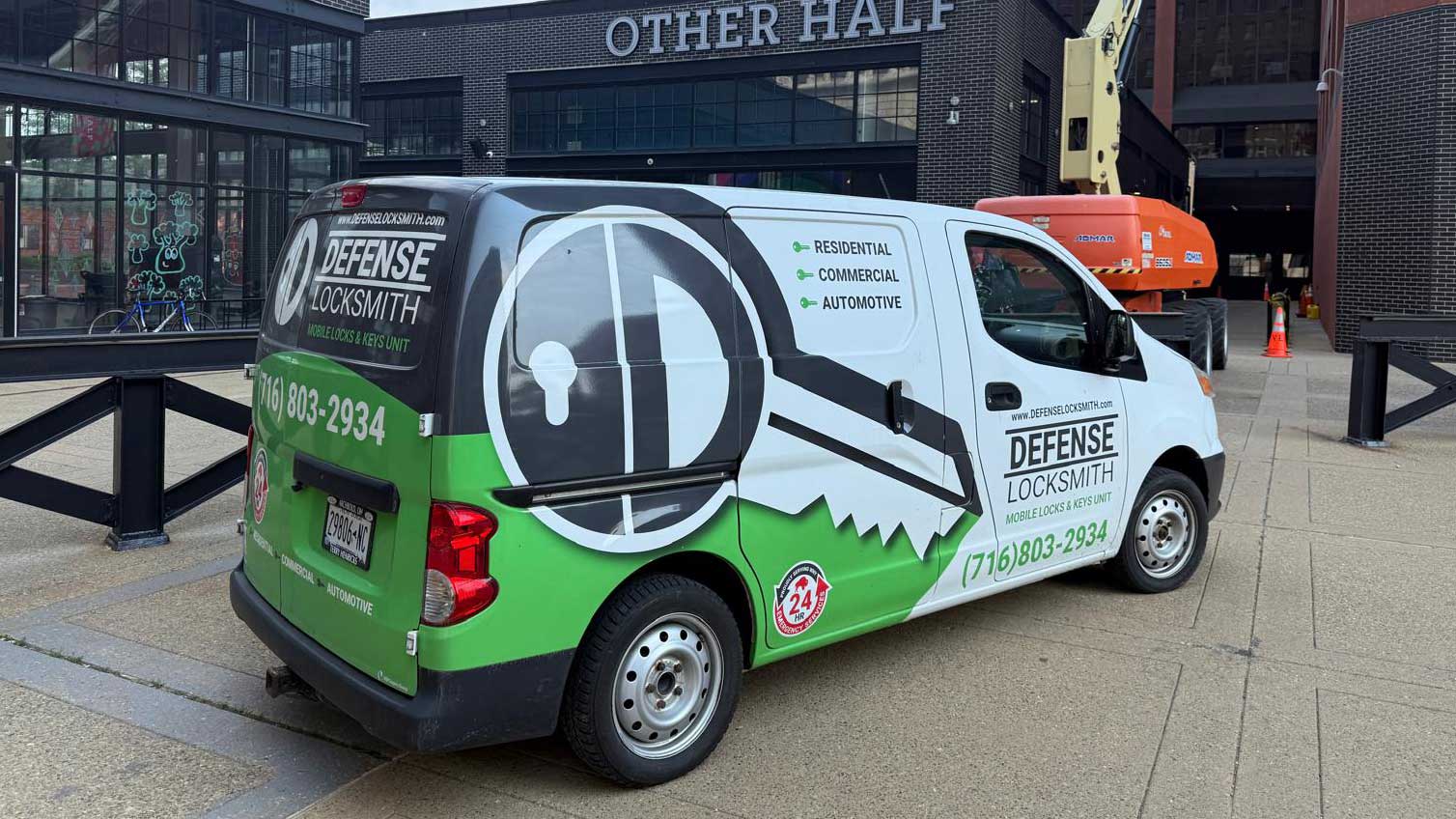 Defense Locksmith commercial service call in Buffalo NY