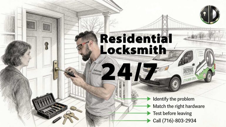 Residential locksmith services in Buffalo, NY