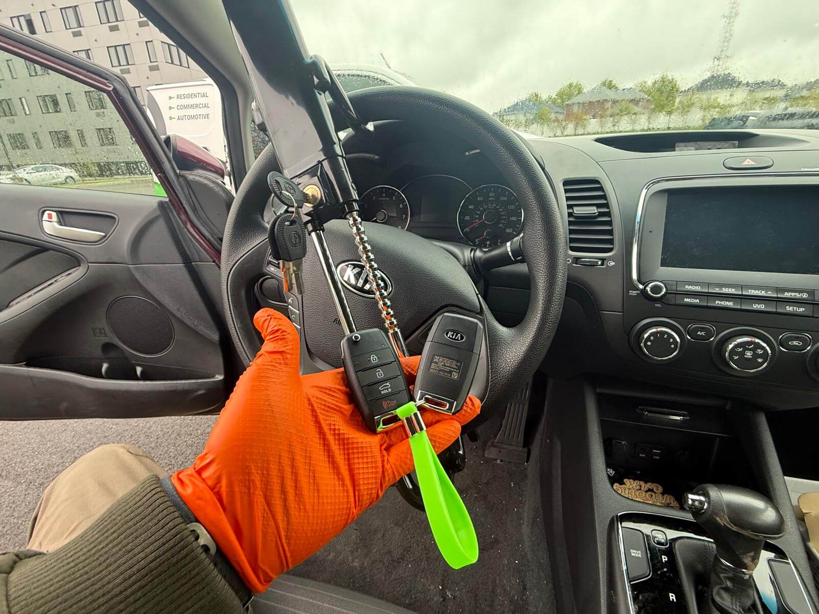 Automotive key cutting for a Kia vehicle in the Buffalo Metro area