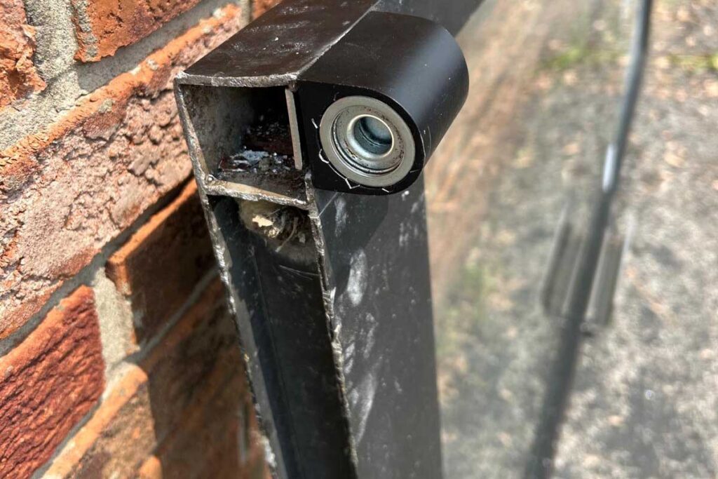 Commercial door closer and panic hardware mechanism