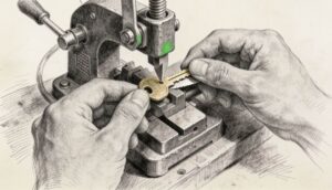 Locksmith Services in Amherst NY - charcoal illustration | Defense Locksmith, Buffalo NY (716) 803-2934