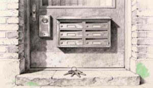 Locksmith Services in Barker NY - charcoal illustration | Defense Locksmith, Buffalo NY (716) 803-2934
