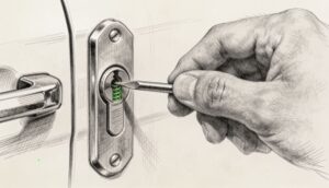 Locksmith Services in Elma NY - charcoal illustration | Defense Locksmith, Buffalo NY (716) 803-2934