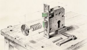 Locksmith Services in Kenmore NY - charcoal illustration | Defense Locksmith, Buffalo NY (716) 803-2934