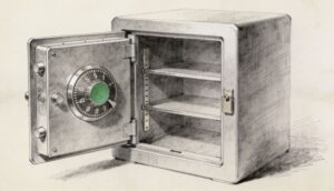 Locksmith Services in Lewiston NY - charcoal illustration | Defense Locksmith, Buffalo NY (716) 803-2934