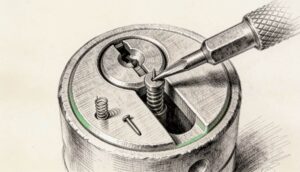 Locksmith Services in Niagara Falls NY - charcoal illustration | Defense Locksmith, Buffalo NY (716) 803-2934