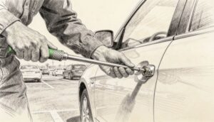 Locksmith Services in North Collins NY - charcoal illustration | Defense Locksmith, Buffalo NY (716) 803-2934