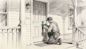 Locksmith Services in Orchard Park NY - charcoal illustration | Defense Locksmith, Buffalo NY (716) 803-2934