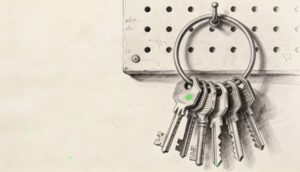 Locksmith Services in Ransomville NY - charcoal illustration | Defense Locksmith, Buffalo NY (716) 803-2934
