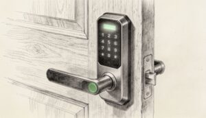 Locksmith Services in Royalton NY - charcoal illustration | Defense Locksmith, Buffalo NY (716) 803-2934