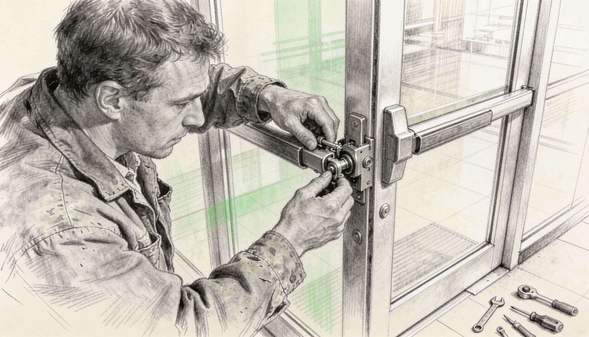 Locksmith Services in Sardinia NY - charcoal illustration | Defense Locksmith, Buffalo NY (716) 803-2934