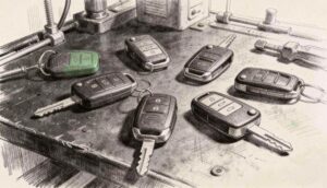 Locksmith Services in Wales NY - charcoal illustration | Defense Locksmith, Buffalo NY (716) 803-2934