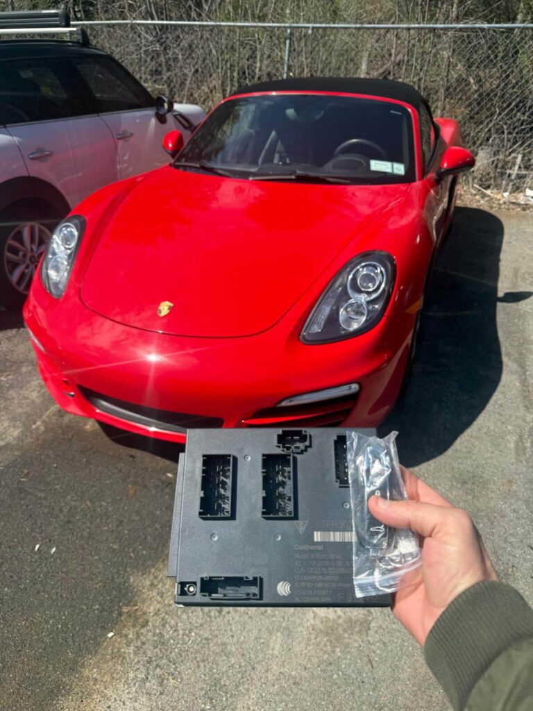 Porsche sports car key and immobilizer module replacement in Buffalo, NY