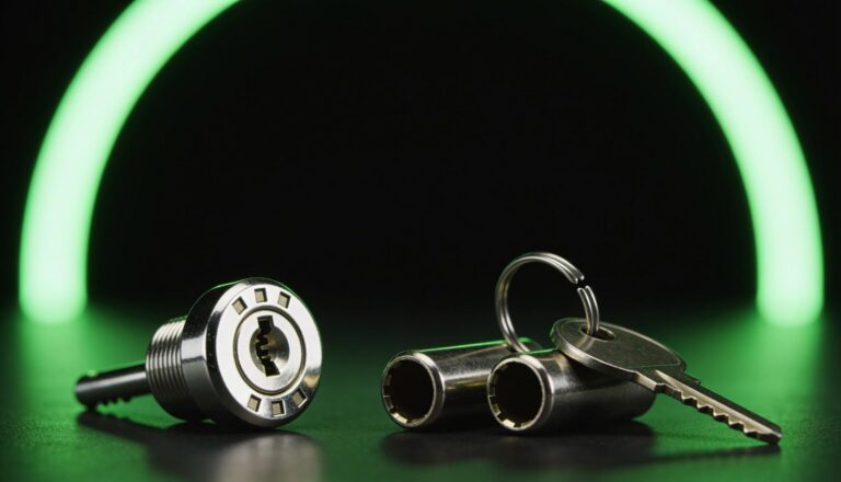 Two tubular barrel keys and a tubular cam lock cylinder - real tubular keys, Defense Locksmith Buffalo NY